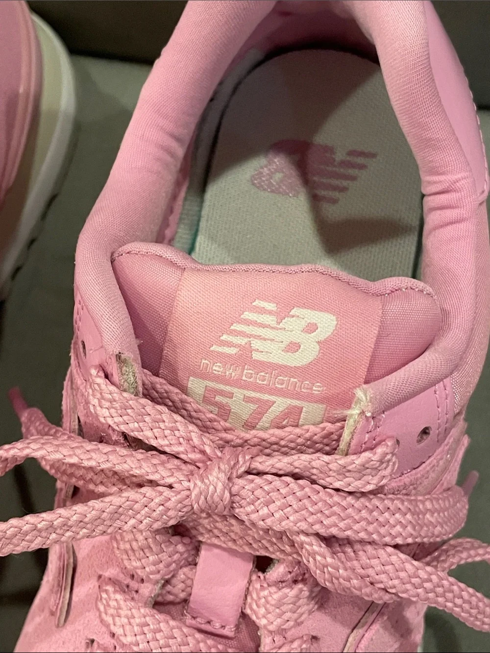 New Balance 574 Pink Sneakers Women’s 7.5 Encap Athletic Trainers Running Shoes